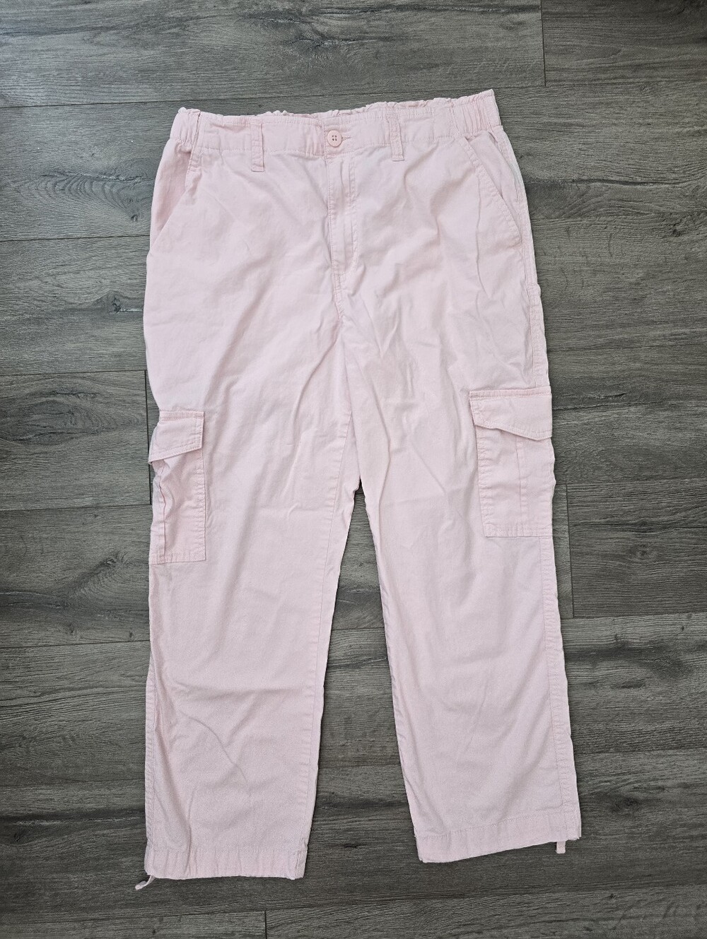 Sanctuary Womens Cargo Pants Pastel Pink Size Large Lightweight